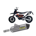 Arrow KTM 690 ENDURO Slip-On Exhaust 2019-2023 – Titanium Racing Carbon