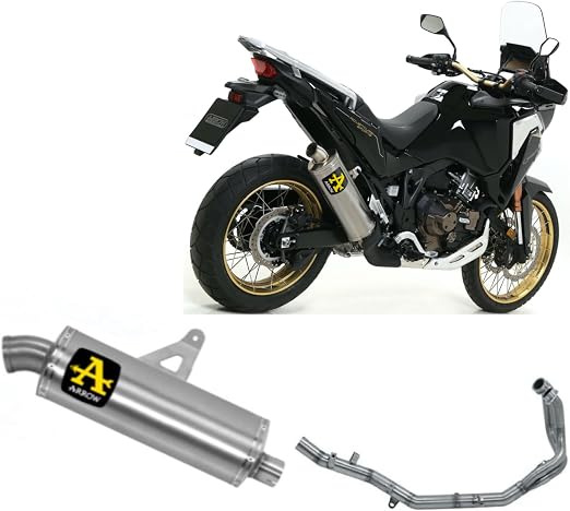 Arrow HONDA CRF 1100 L Africa Twin Slip-On Exhaust 2020-2023 – Aluminium Road Approved