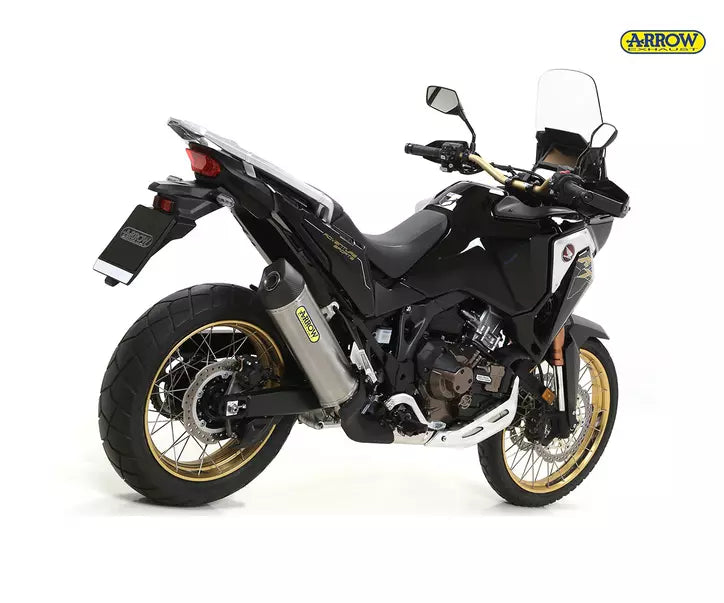 Arrow HONDA CRF 1100 L Africa Twin Slip-On Exhaust 2020-2023 – Titanium Road Approved