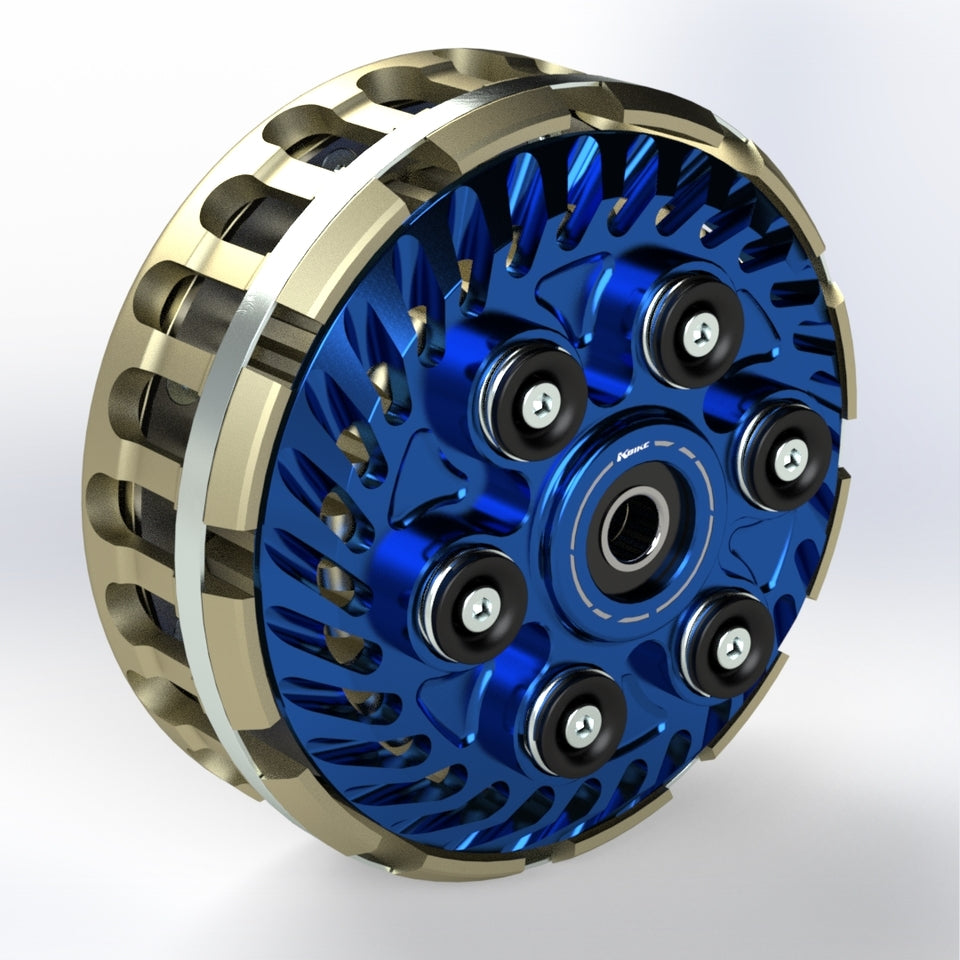 Kbike Slipper Clutch Adjustable with Basket for Ducati – Blue