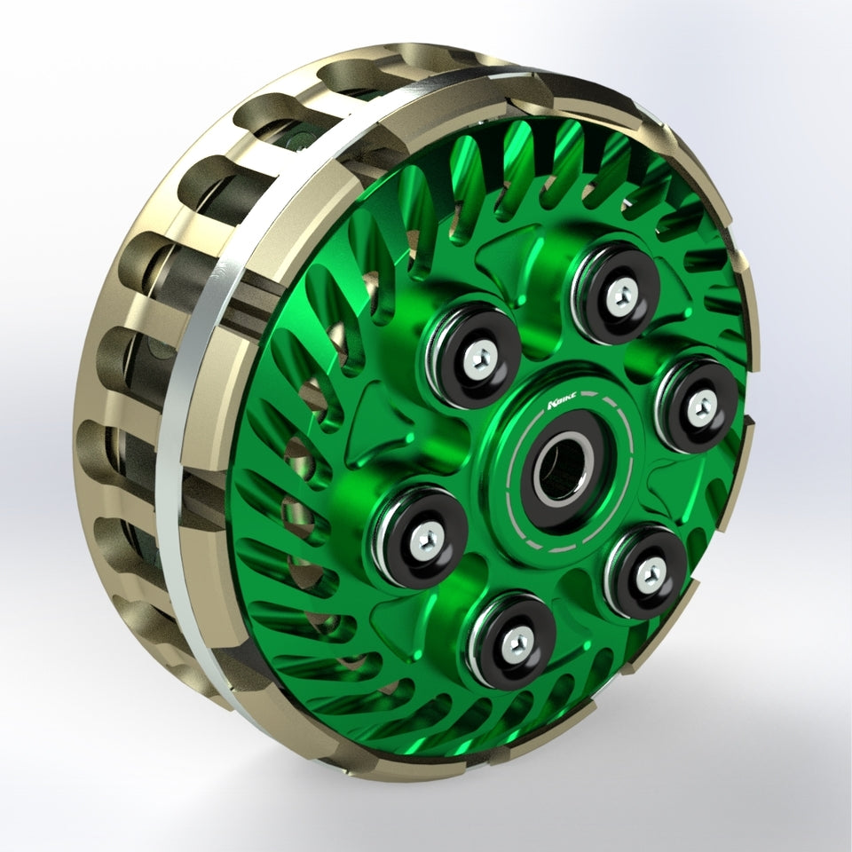 Kbike Slipper Clutch Adjustable with Basket for Ducati – Green