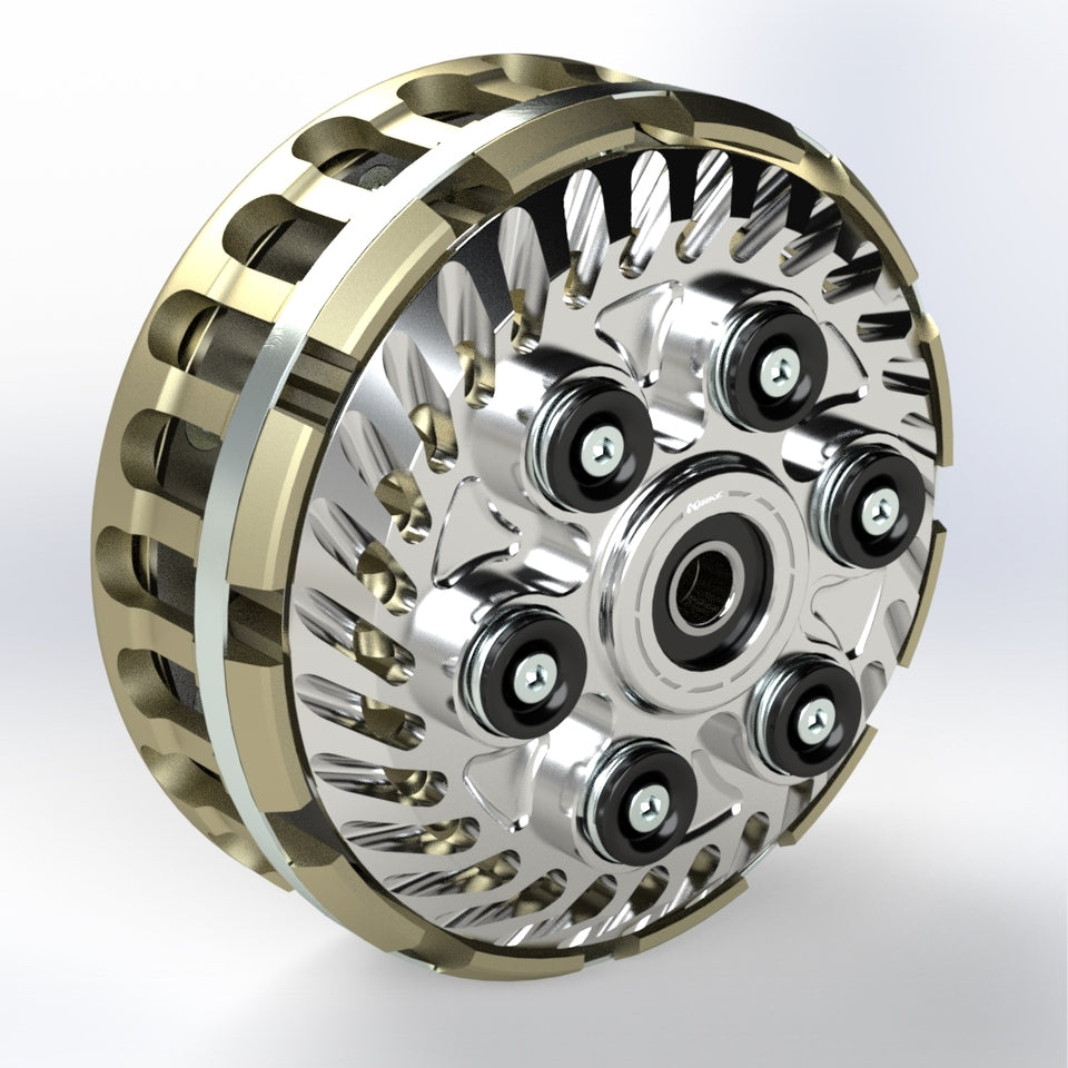 Kbike Slipper Clutch Adjustable with Basket for Ducati – Silver