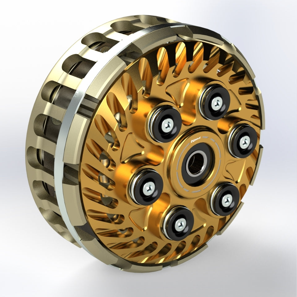 Kbike Slipper Clutch Adjustable with Basket for Ducati – Gold