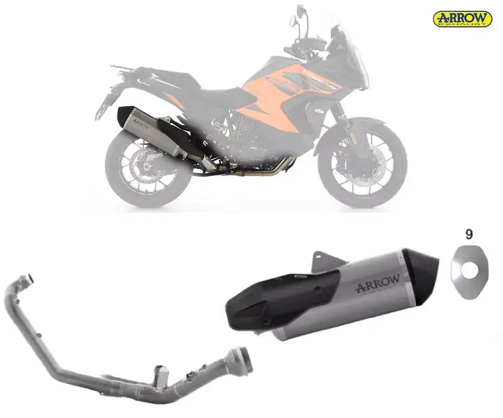 Arrow Sonora E5 for KTM 1290 / 1390 Super Adventure S / R Full System Exhaust - ARROW EXHAUSTS