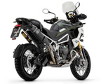 Triumph Tiger 1200 2022-2024 Exhaust Muffler Arrow Veloce Black Aluminum - 72502VAN - ARROW EXHAUSTS