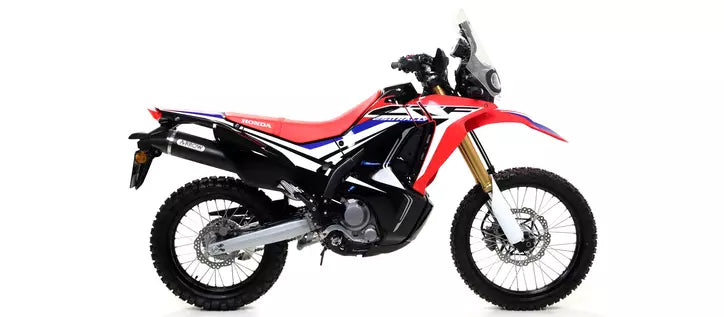 Arrow Honda CRF 250 RALLY Slip-On Exhaust + Link Pipe 2017-2018 – Black Aluminium