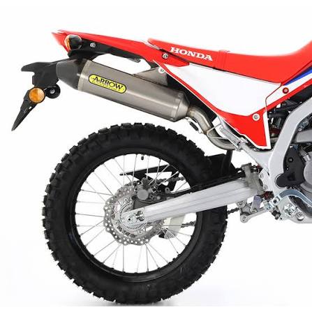 Arrow Honda CRF 250 RALLY Slip-On Exhaust + Link Pipe 2017-2018 – Thunder Carbon