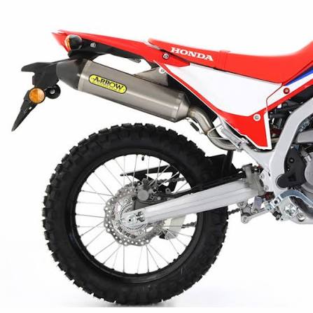 Arrow Honda CRF 250 RALLY Full System Exhaust 2017-2018 – Thunder Titanium Catalytic