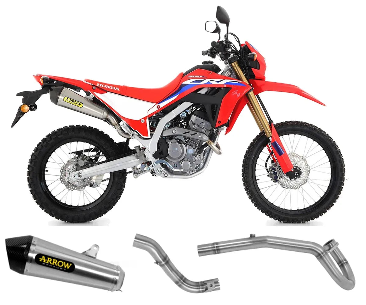 Arrow Honda CRF 300 L Full System Exhaust 2021-2023 – X-Kone Catalytic Decat