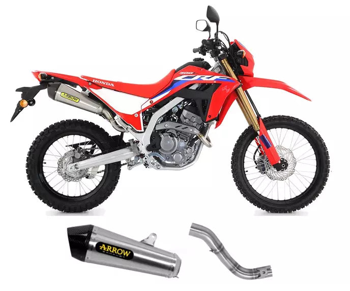 Arrow Honda CRF 300 L Slip-On Exhaust + Link Pipe 2021-2023 – X-Kone Catalytic Decat
