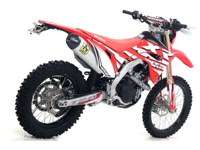 Arrow Honda CRF 450 L Slip-On Exhaust 2019-2020 – Race-Tech Aluminium Carbon End Cap