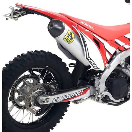 Arrow Honda CRF 450 L Slip-On Exhaust 2019-2020 – Race-Tech Aluminium Carbon End Cap