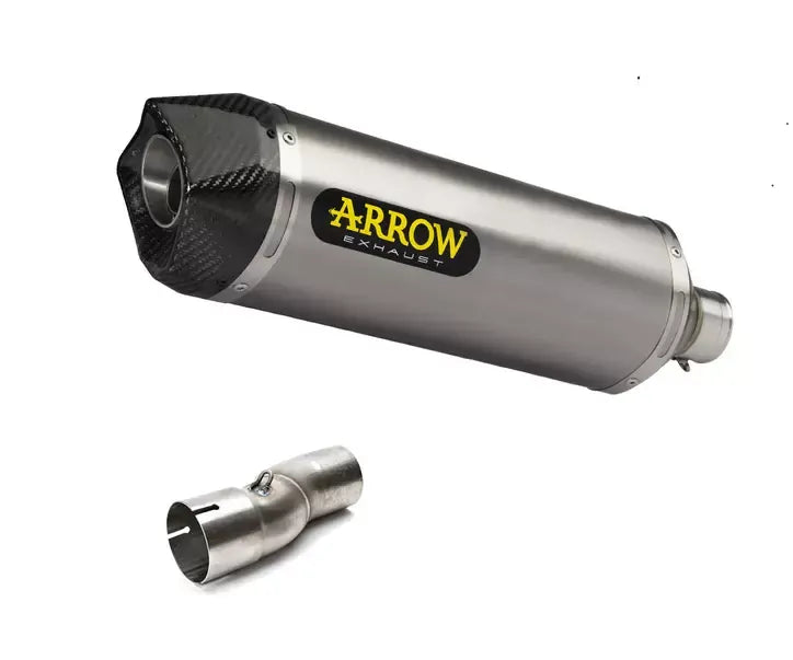Arrow Approved Aluminium Carby End Cap Exhaust Muffler Race-Tech + Cat Link Pipe for KTM 690 SMC / Enduro R 2009-2016 - ARROW EXHAUSTS