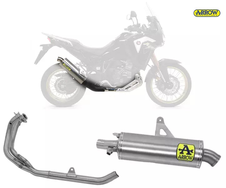 Arrow HONDA CRF1100L Titanium Full System Exhaust 2020-2023 – Maxi Race-Tech Titanium
