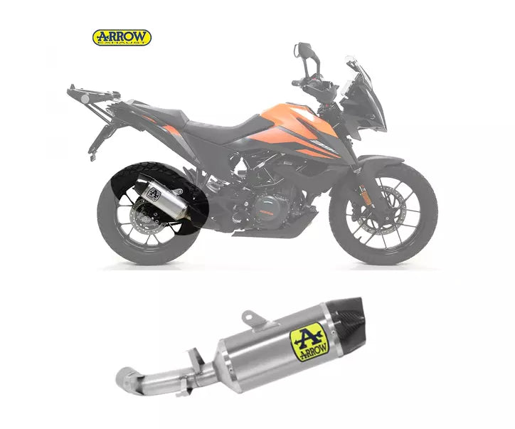 Arrow KTM 390 ADVENTURE Slip-On Exhaust 2020-2024 – Aluminium