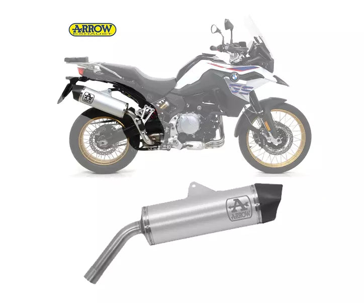 Arrow BMW F 850GS Slip-On Exhaust 2018-2020 – Maxi Race-Tech Aluminium