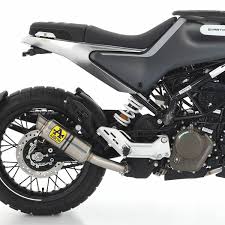 Arrow Husqvarna SVARTPILEN 125 Slip-On Exhaust 2021-2023 – GP2 Titanium