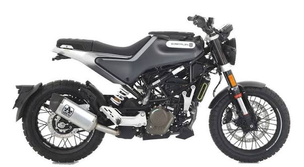 Arrow Husqvarna SVARTPILEN 125 Slip-On Exhaust 2021-2023 – Titanium