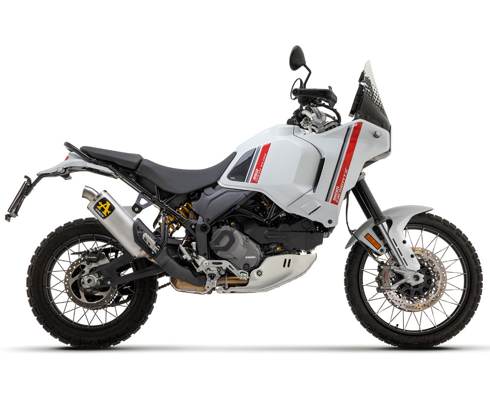 Ducati Desert X 950 2022-2024 Exhaust Arrow Indy Race E5 Titanium - 72638PO - ARROW EXHAUSTS
