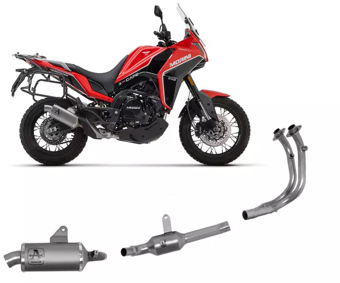 Arrow Moto Morini X Cape 650 Full System Exhaust 2022-2024 – Aluminium