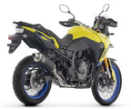 Arrow Indy Race Dark Aluminium Stainless Steel End Cap Full System Exhaust for Suzuki V-Strom 800 De / Se 2025-2026 - ARROW EXHAUSTS