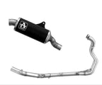 Arrow Indy Race Dark Aluminium Stainless Steel End Cap Full System Exhaust for Suzuki V-Strom 800 De / Se 2025-2026 - ARROW EXHAUSTS