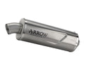Honda XL 750 Transalp 2023-2024 Exhaust Muffler Arrow Indy Race EVO Allum End Cap inox - 72645AO - ARROW EXHAUSTS