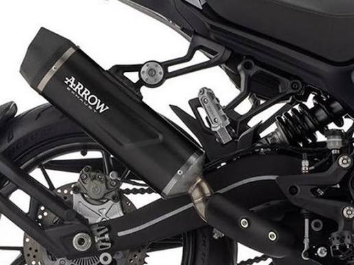 Arrow QJ Motor SRT 800 Slip-On Exhaust 2023-2024 – Indy Race EVO Black Aluminium