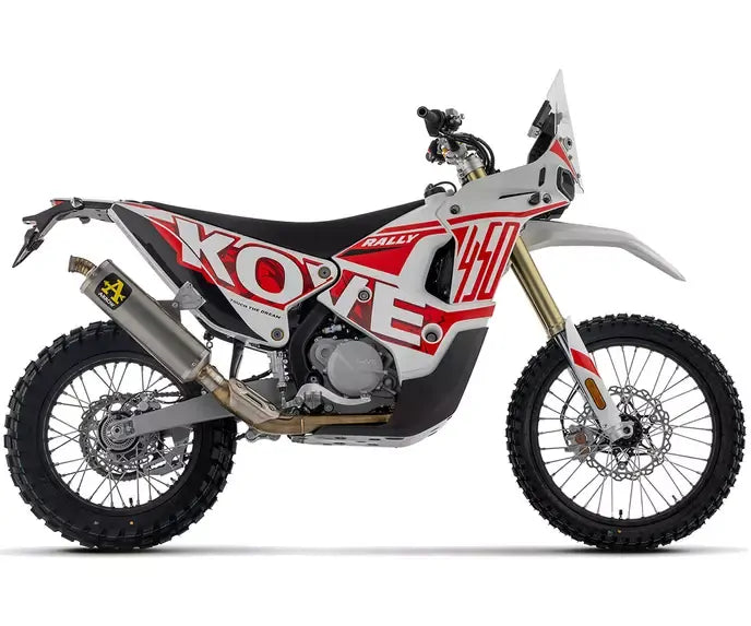 Arrow Approved Titanium Exhaust Muffler Indy Race for Kove 450 Rally - ARROW EXHAUSTS