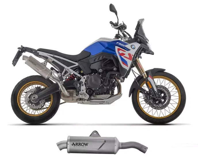 Arrow Indy Race EVO Titanium Exhaust Stainless Steel End Cap Exhaust Muffler for BMW F 900 GS / Adventure 2024 - ARROW EXHAUSTS