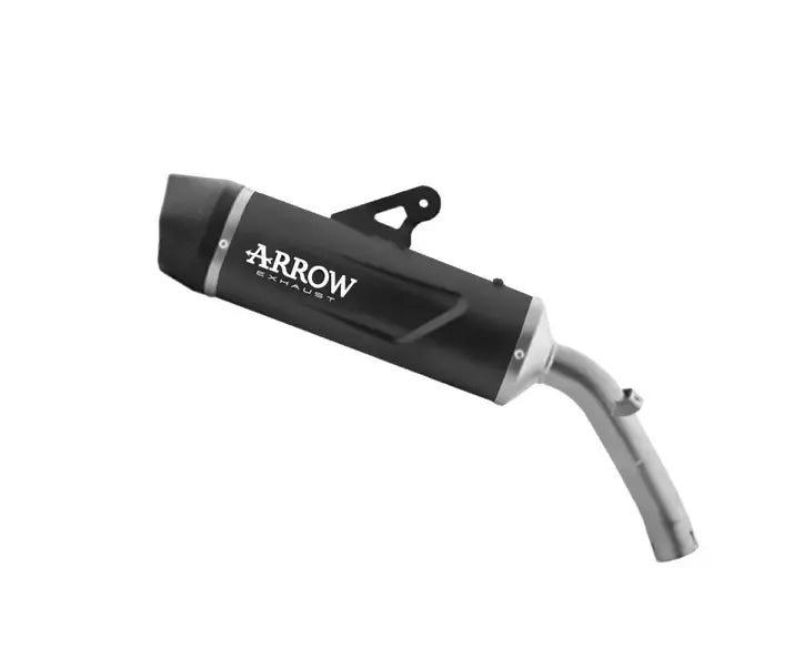 Arrow Indy Race EVO Aluminium Dark carbon end cap Exhaust Muffler for Voge Valico 900 DSX 2024-2026 - ARROW EXHAUSTS