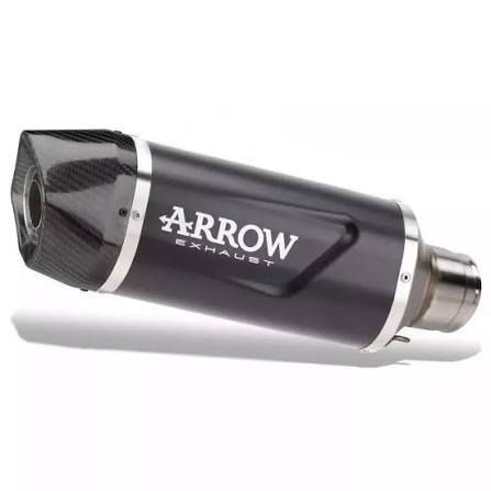 Arrow KOVE 800X PRO Slip-On Exhaust 2024 – Indy Race EVO Black Aluminium