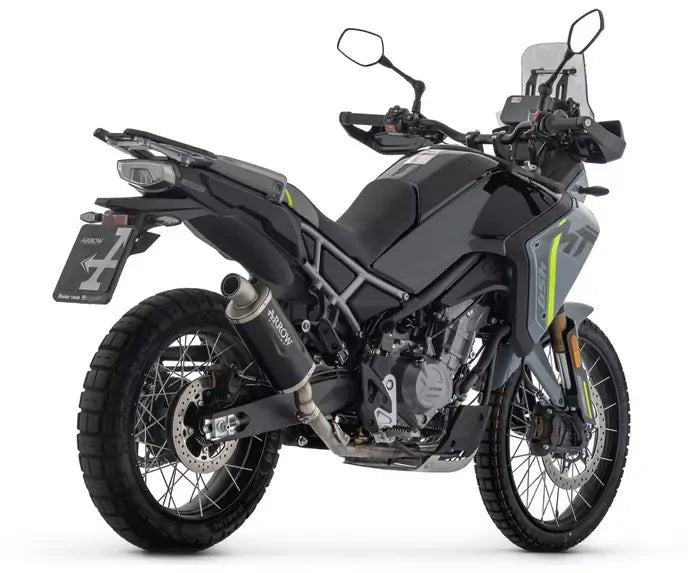 Arrow Indy Race EVO Aluminium Dark Full System Exhaust for CFMoto 450 Mt 2025-2026 - ARROW EXHAUSTS
