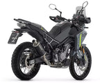 Arrow Indy Race EVO Aluminium Dark Full System Exhaust for CFMoto 450 Mt 2025-2026 - ARROW EXHAUSTS