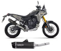 Arrow Indy-Race EVO Dark Aluminium Exhaust Muffler with Carbon End Cap for Yamaha Tenere 700 2025-2026 - ARROW EXHAUSTS