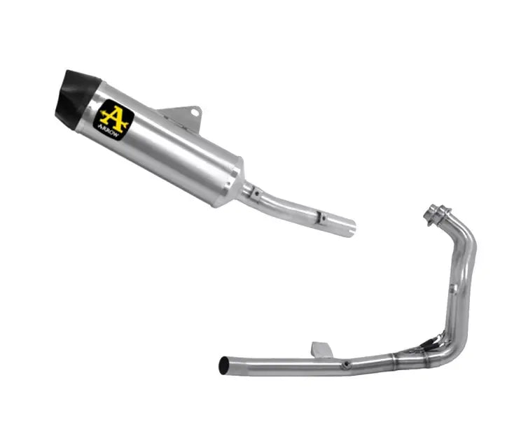 Arrow Indy-Race Aluminium / Stainless Steel Exhaust Headers / Carbon End Cap Full System Exhaust for Yamaha Tenere 700 2025-2026 - ARROW EXHAUSTS