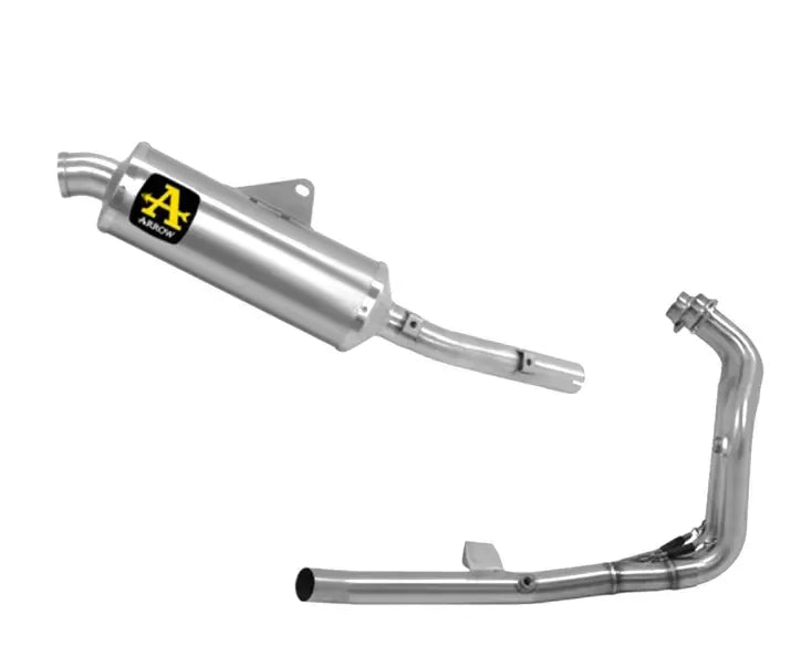 Arrow Indy-Race Aluminium Steel End Cap Full System Exhaust for Yamaha Tenere 700 2025-2026 - ARROW EXHAUSTS