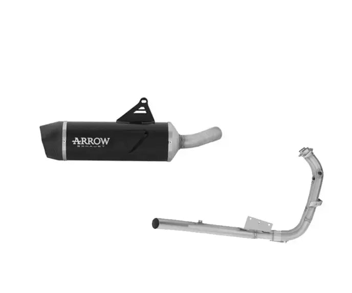 Arrow Indy Race EVO Aluminium Slip-On + Exhaust Headers Not Road Legal for Moto Morini X-CAPE 700 2025-2026 - ARROW EXHAUSTS