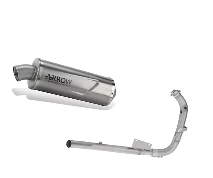 Arrow Indy Race EVO Aluminium Slip-On + Exhaust Headers Not Road Legal for Moto Morini X-CAPE 700 2025-2026 - ARROW EXHAUSTS