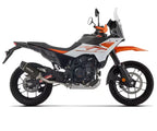 Arrow Indy Race EVO Dark Aluminium Exhaust for KTM 390 Adventure R / X 2025-2026 - ARROW EXHAUSTS