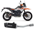 Arrow Indy Race EVO Dark Aluminium Exhaust for KTM 390 Adventure R / X 2025-2026 - ARROW EXHAUSTS