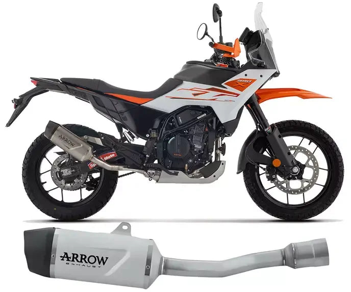 Arrow Indy Race EVO Titanium Exhaust for KTM 390 Adventure R / X 2025-2026 - ARROW EXHAUSTS