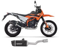 Arrow Indy Race EVO Exhaust in Dark Aluminium with Carby End Cap for KTM 125 Enduro R / SMC-R 2025-2026 - ARROW EXHAUSTS