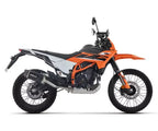 Arrow Indy Race EVO Exhaust in Dark Aluminium with Carby End Cap for KTM 125 Enduro R / SMC-R 2025-2026 - ARROW EXHAUSTS