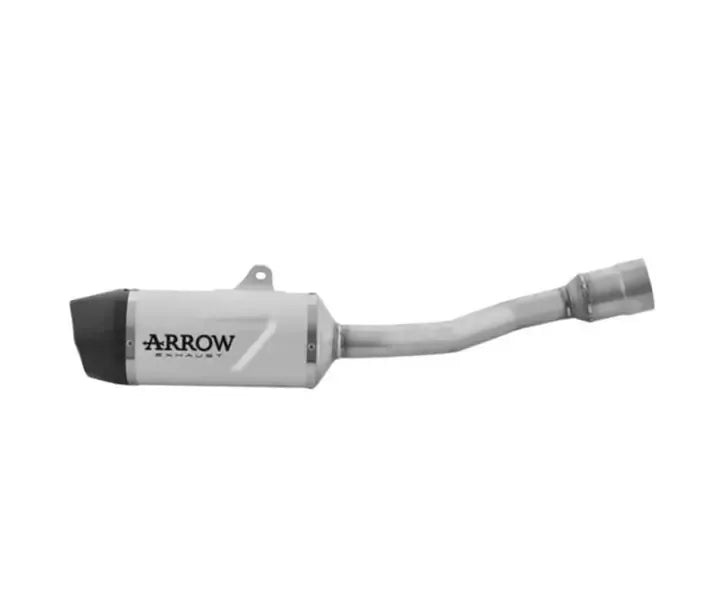 Arrow Indy Race EVO Exhaust in Titanium with Carby End Cap for KTM 125 Enduro R / SMC-R 2025-2026 - ARROW EXHAUSTS