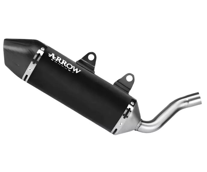 Arrow BETA RR 125 4T ENDURO / MOTARD Full System Exhaust 2024-2025 – ICON Black Aluminium