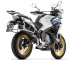 Arrow Indy Race EVO Dark Aluminium Full System Exhaust for CFMoto 700MT Adventure 2025-2026 - ARROW EXHAUSTS