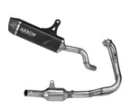 Arrow Indy Race EVO Dark Aluminium Full System Exhaust for CFMoto 700MT Adventure 2025-2026 - ARROW EXHAUSTS