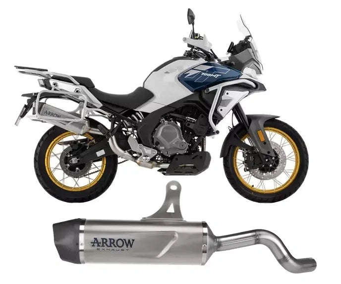Arrow Indy Race EVO Titanium Exhaust Muffler for CFMoto 700MT Adventure 2025-2026 - ARROW EXHAUSTS