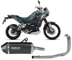Arrow EXPLORER Dark Aluminium Full System Exhaust for Kawasaki Kle 500 2026 - ARROW EXHAUSTS